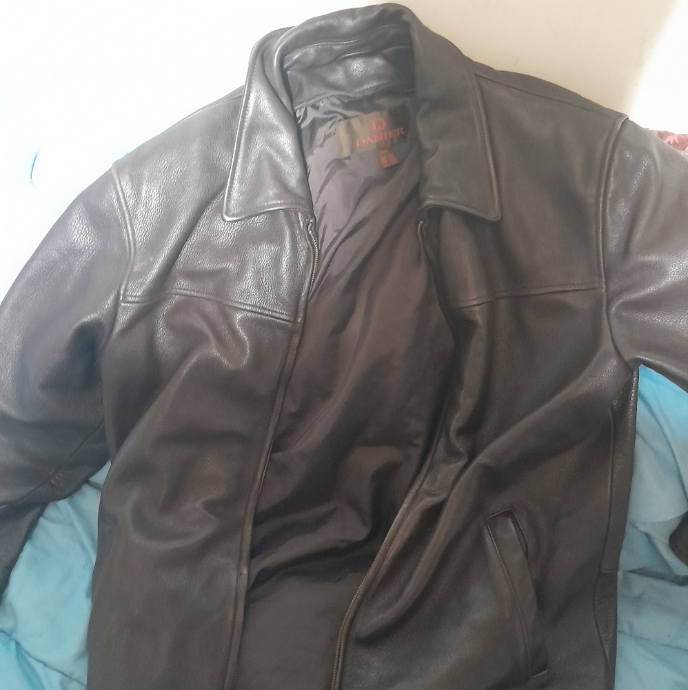 Men's leather jacket